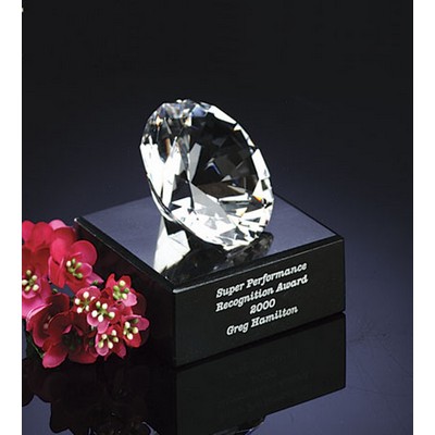 4" Optical Crystal Diamond Award
