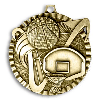 Basketball Stock Medal (2")