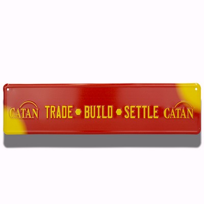 Custom Embossed European License Plate - 4 1/2"x20 1/2" (4 Color Process)