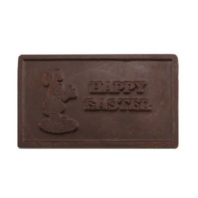 Happy Easter Chocolate Business Card With Bunny