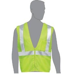Class 2 Compliant Lime Mesh Safety Vest