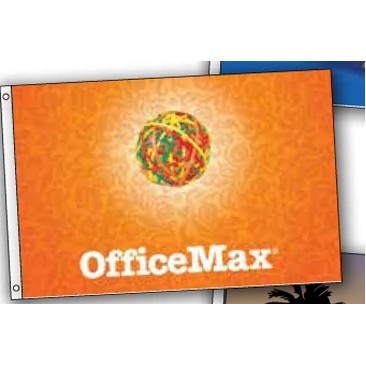 Custom Digital Nylon Flag w/Single Face Reverse (4'x6')