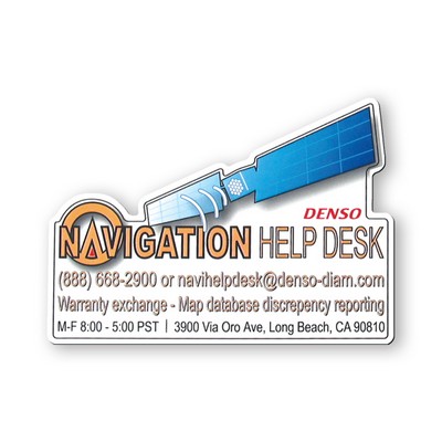 14 to 14.9 Square Inch Custom Shape Vinyl Magnet - 30mil