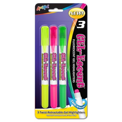 Liqui-Mark® Gel-Brite™ Twist-Retractable Gel Highlighters