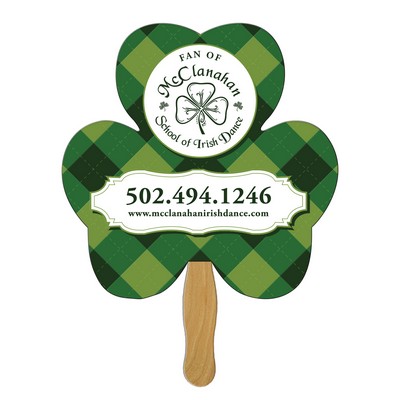 Shamrock Fast Hand Fan (1 Side) 1 Day