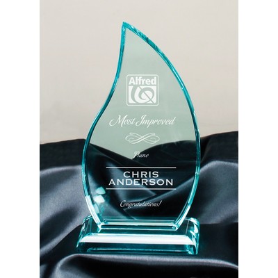 Jade Flame Acrylic on Base