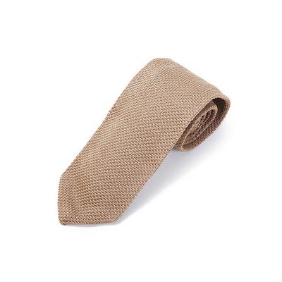 Men's Solid Polyester Knitted Necktie