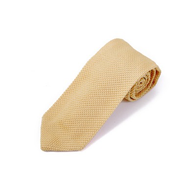Men's Solid Polyester Knitted Necktie