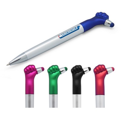 Thumbs Up Shape Twist-Action Stylus Ballpoint Pen