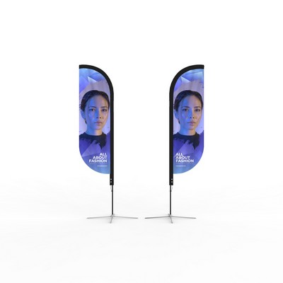8' Double Sided Feather Banner