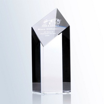 Diego's Peak Optic Crystal Award (3-3/8"x 7")