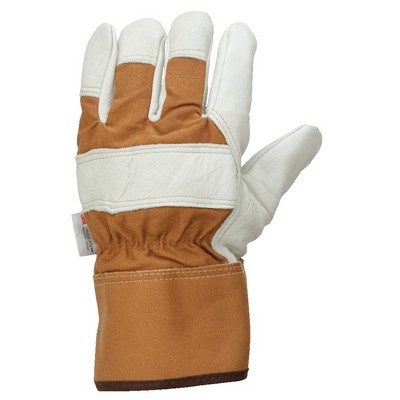Tough Duck Premium Cowgrain Fitters Glove – Pile Lined