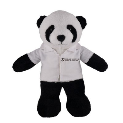 Soft Plush Stuffed Panda in doctor's jacket.