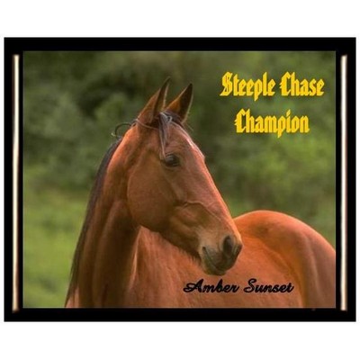 Black Finish 7" x 9" Plaque w/Cove Edge and is Dye Sublimated