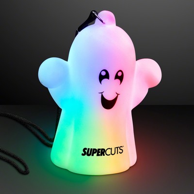 Soft Ghost Necklace with Slow Color Change Lights - PRINTED