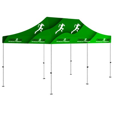 Jumbo Pop-Up Tent Kit Full-Color Dye Sublimation 10'L x 20'W