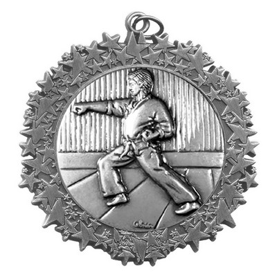Stock Star Border 2 3/4" Medal- Karate