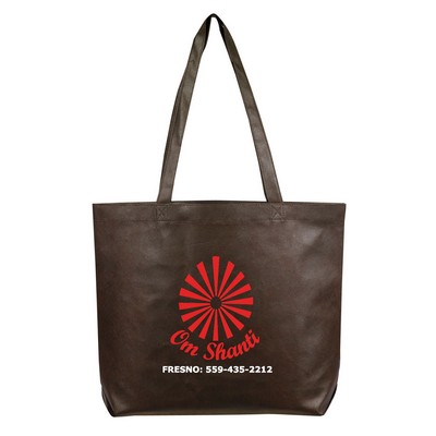 Promo Jumbo Shopping Tote - Brown