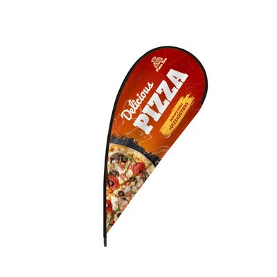 Flex Blade® Flag Only, Double-Sided Teardrop Banner Flag 9'H