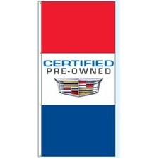 Single Faced Authorized Dealer Drape Flags (Certified Pre-Owned Cadillac®)
