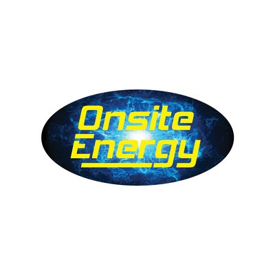 Oval Sticker | 1" x 2"| White Vinyl | Ultra Removable Adh Back | Digital