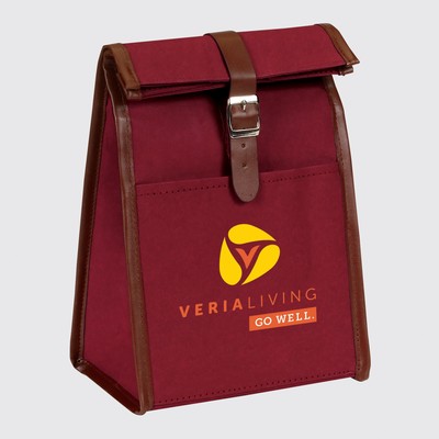 Kraft Paper Roll Top Insulated Lunch Cooler