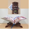 Solid Teak Wood Book Holder
