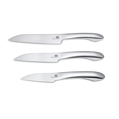 Artisan Curved 3-Piece Stainless Steel Knife Set