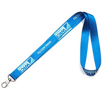 1/2" Wide Polyester Lanyards with Metal Swivel Hook