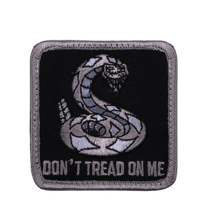 Black Don't Tread On Me Patch