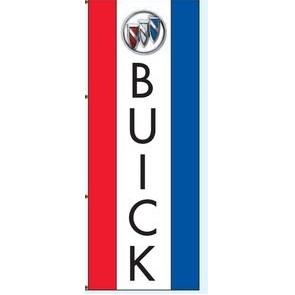 Double Faced Free Flying Drape Flags (Center Panel - Buick®) (3' x 8')