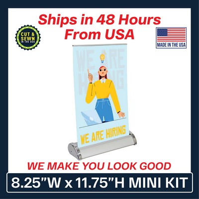 8.25"W x 11.75"H Mini Kit (Hardware and Graphic Kit) - Printed in the USA