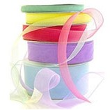 3/8" Sheer Organza Ribbon