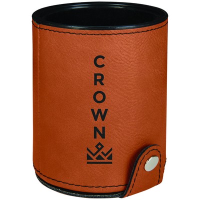 Rawhide Leatherette Dice Cup w/5 Die