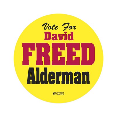 Die Cut Roll Label | Circle | 2" dia. | White Matte or Yellow Gloss Papers