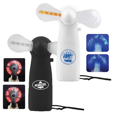 Handheld Portable LED Light-Up Fan