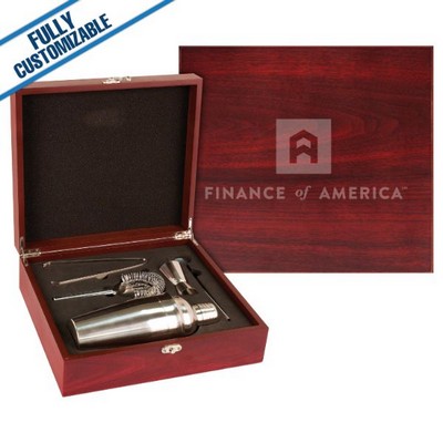 Martini Set Rosewood Finish