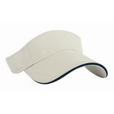 Nu-Fit® Pique Mesh Spandex Fitted Visor
