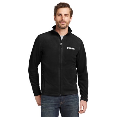 Eddie Bauer® Full-Zip Microfleece Embroidered Jacket