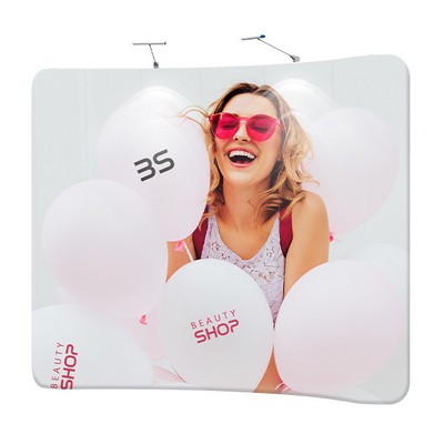 10' C-Shaped Tension Fabric Backdrop Kit