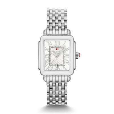 Deco Madison Mid Stainless Steel Diamond Dial Watch