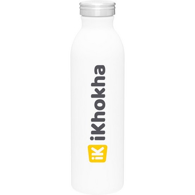 20.9 oz h2go Easton Water Bottle (Matte White)