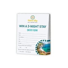 5½" x 8½" Note Pad - White 60 lb. Text, 50 Sheets per Pad