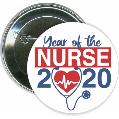 Event - Year of the Nurse, Healthcare - 2 1/4'' Round Button