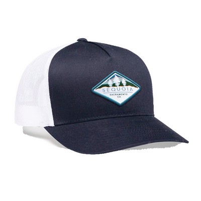 Pacific Headwear 5-Panel Trucker Snapback Cap