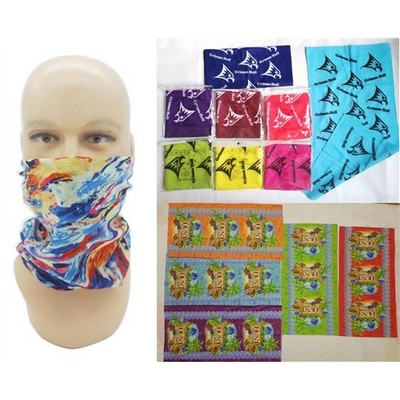 Custom Printed Seamless Head Buff/Gaiter