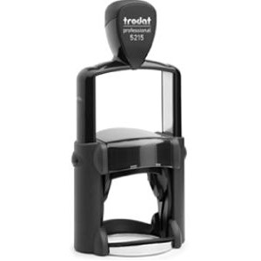 Trodat® Round Heavy Duty Self Inker Stamp with Steel Core (1 3/4" Diam.)