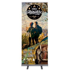 ONE CHOICE® 33.5 x 80" Good Roll Up Retractable Super Flat Vinyl Graphic Package