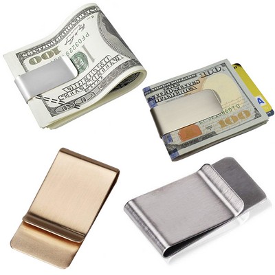 Metal Cash Clip (2" x 1" x 0.04")