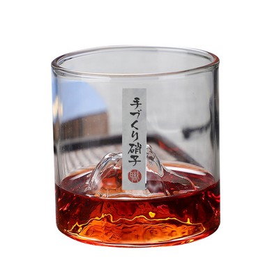9 Oz. Mountain Shaped Whiskey Glass